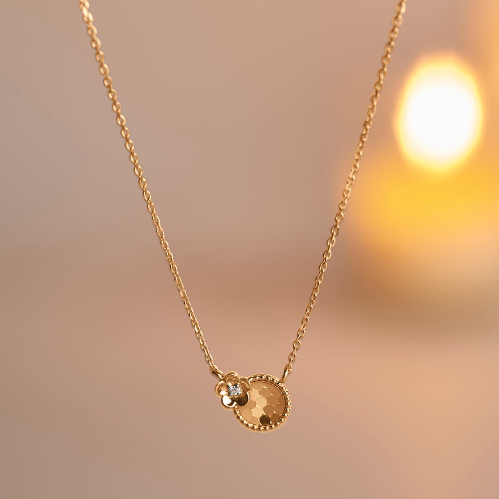 Subtle Layered Diamond Necklace