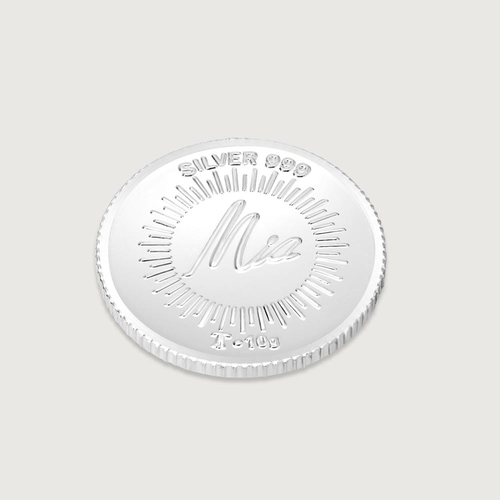10 GM 999 Lotus Silver Coin,,hi-res thumbnail 2