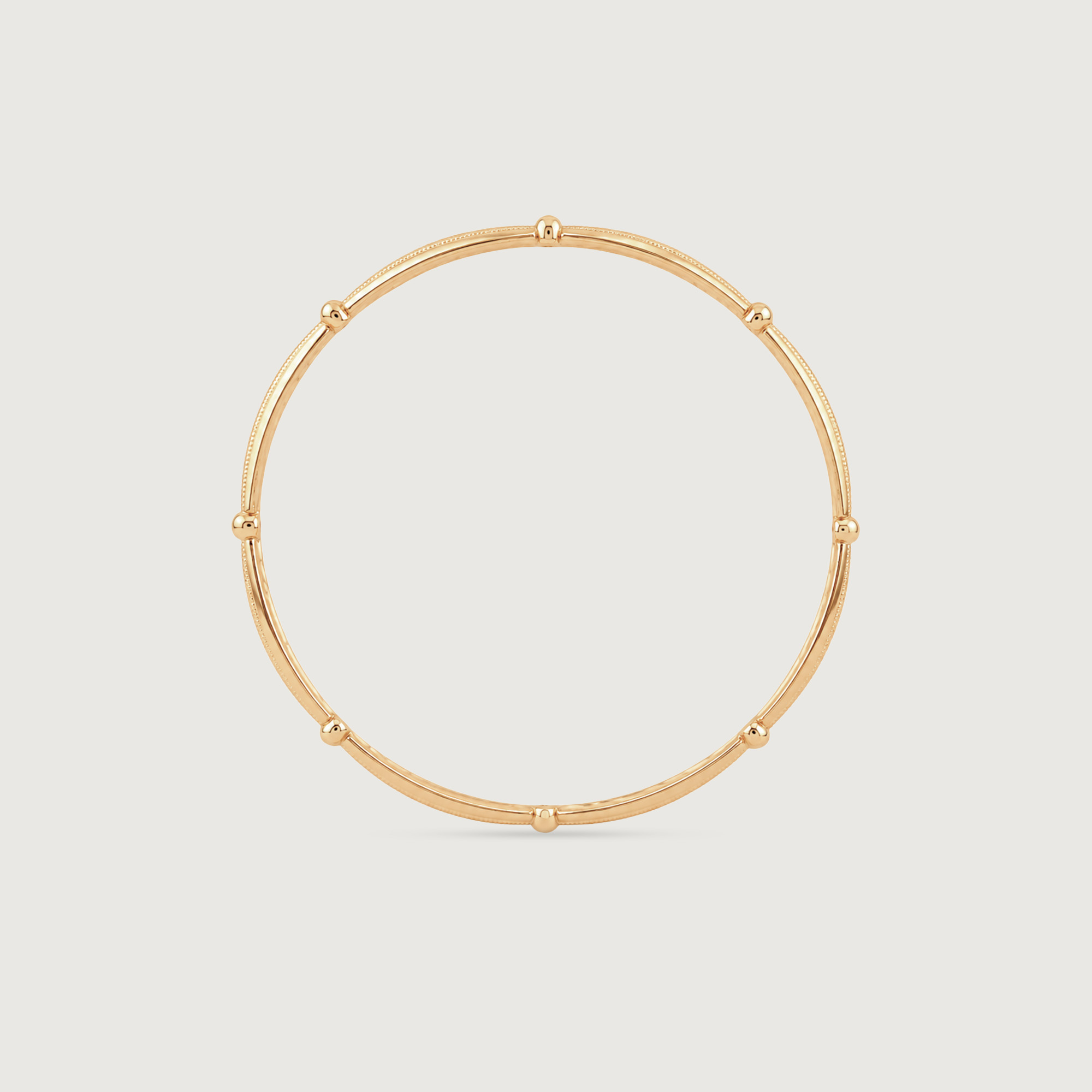 Serene Interval Gold Bangle,,hi-res thumbnail 5