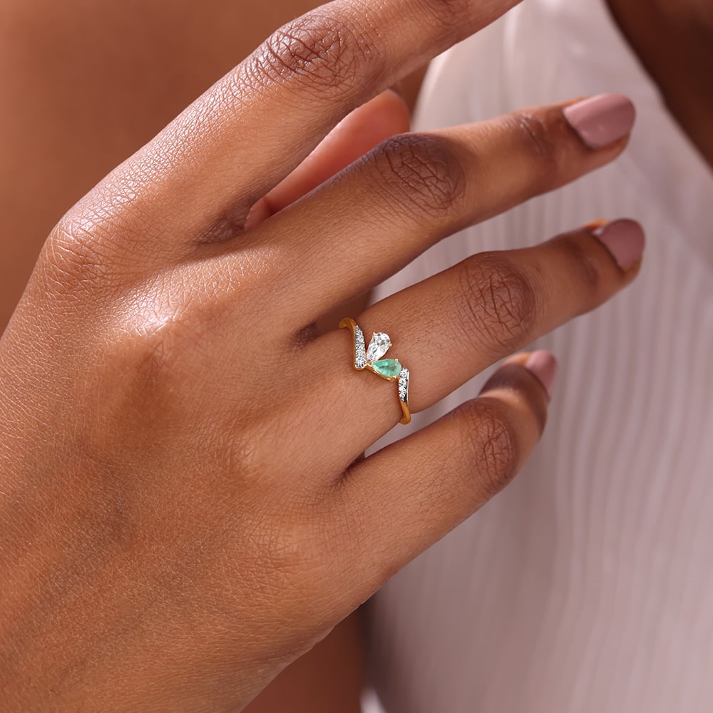 Evergreen Love Diamond & Gold Ring,,hi-res thumbnail 2