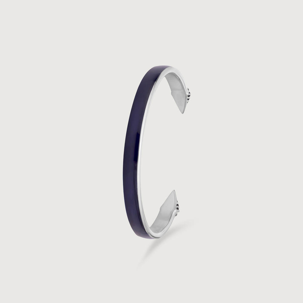 Bold Glint Silver Bangle,,hi-res thumbnail 4
