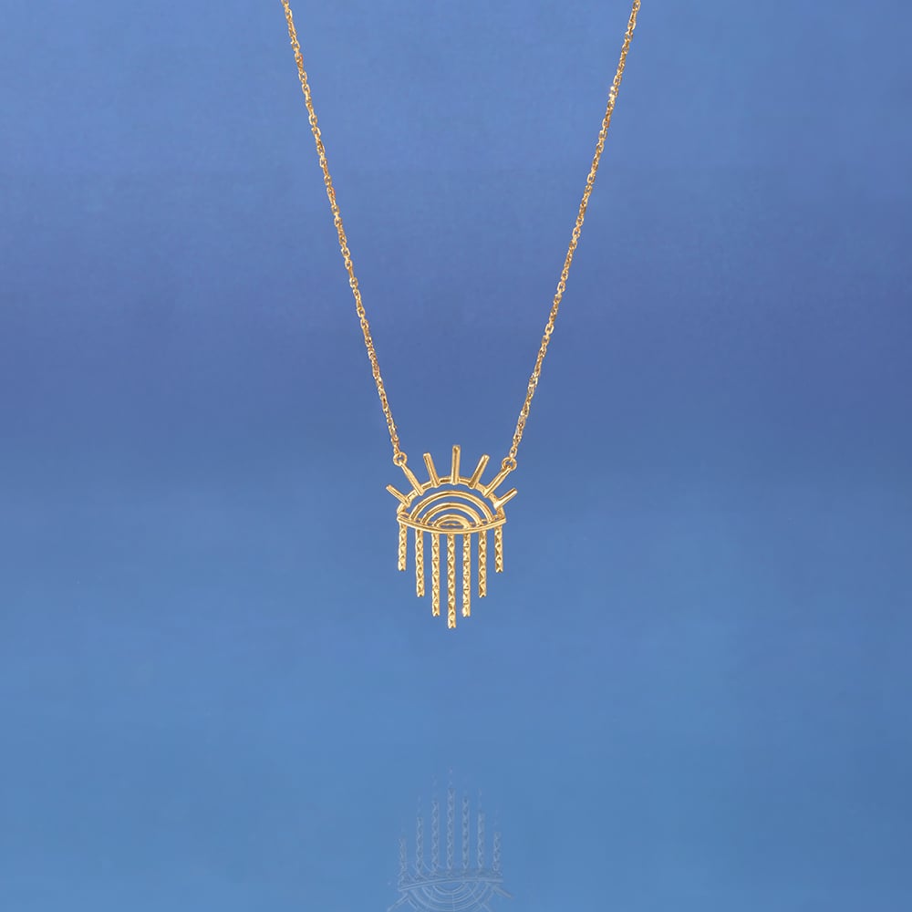 Radiant Horizon Gold Necklace,,hi-res thumbnail 1