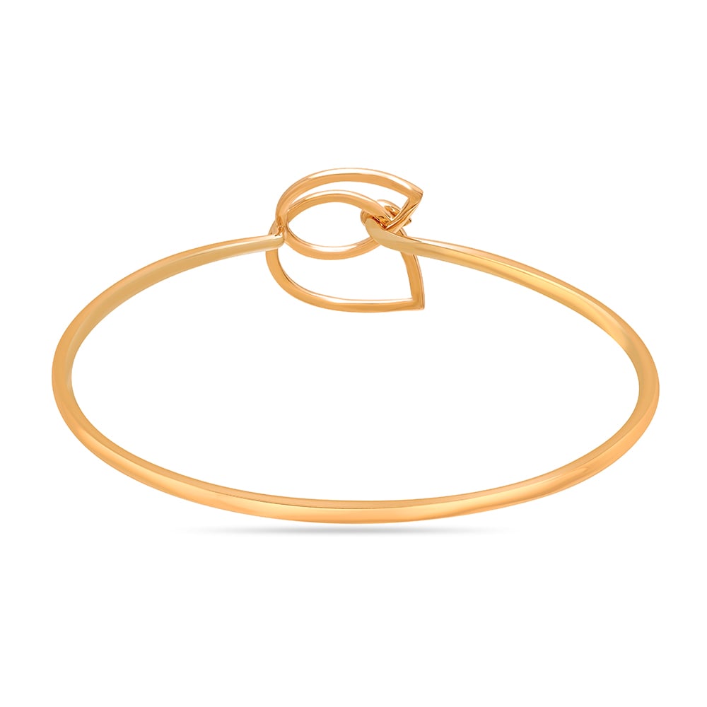 14KT Yellow Gold Interwoven Elegance Bangle,,hi-res thumbnail 4
