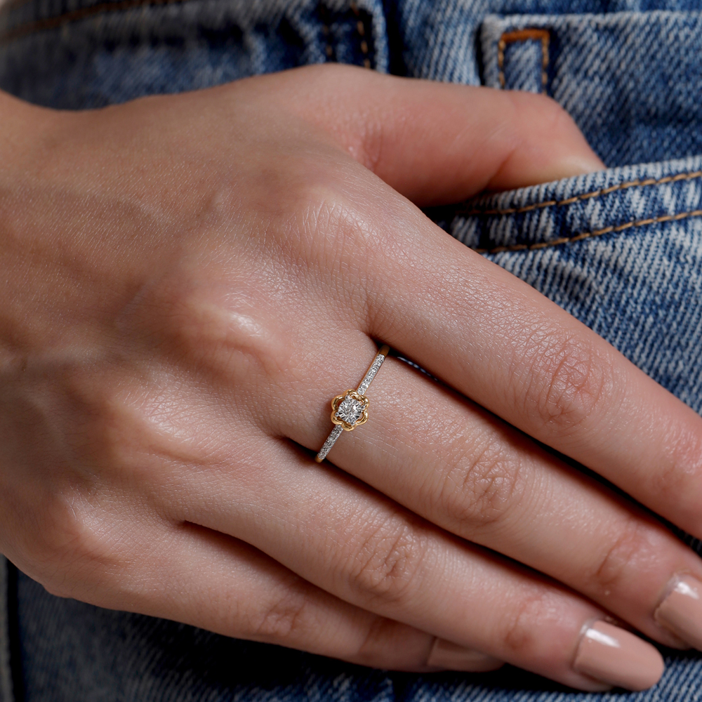 Romantic Bloom Diamond Ring,,hi-res thumbnail 2