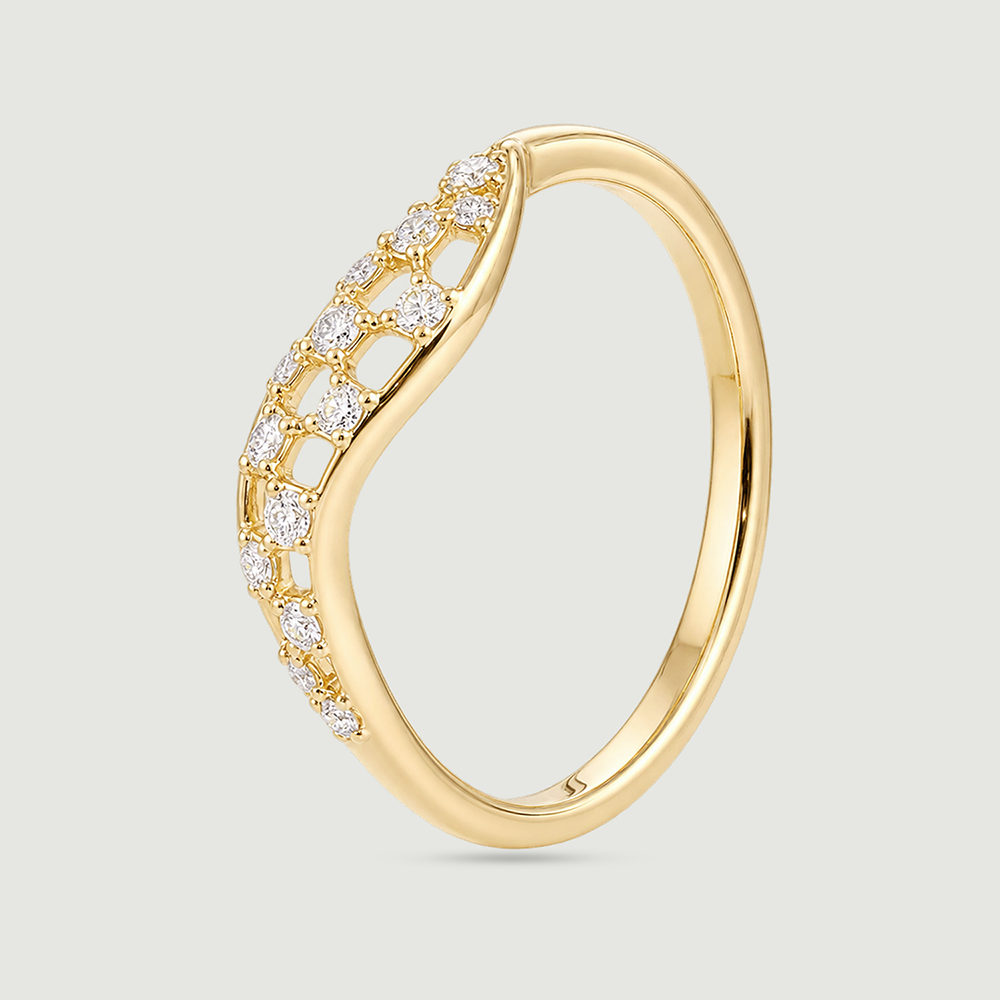 Edgy Checkered Diamond Ring,,hi-res thumbnail 4