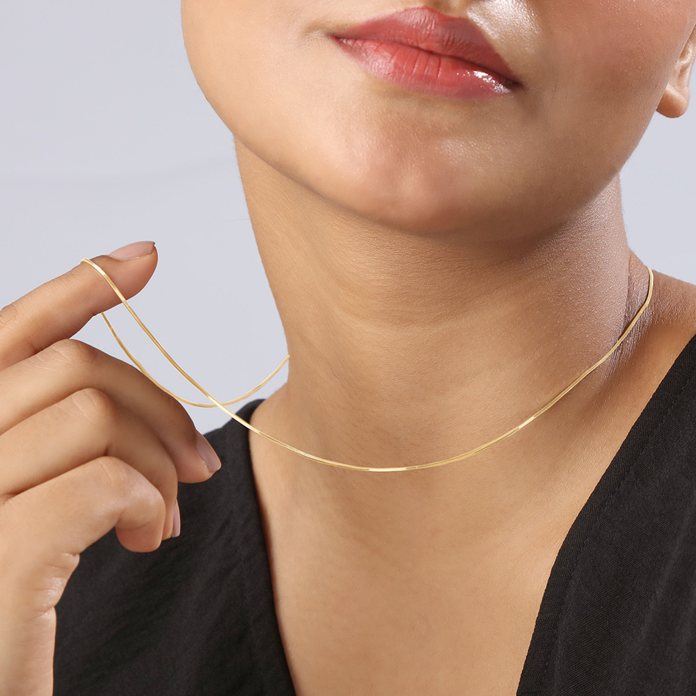 Sleek Flex Gold Chain,,hi-res thumbnail 2