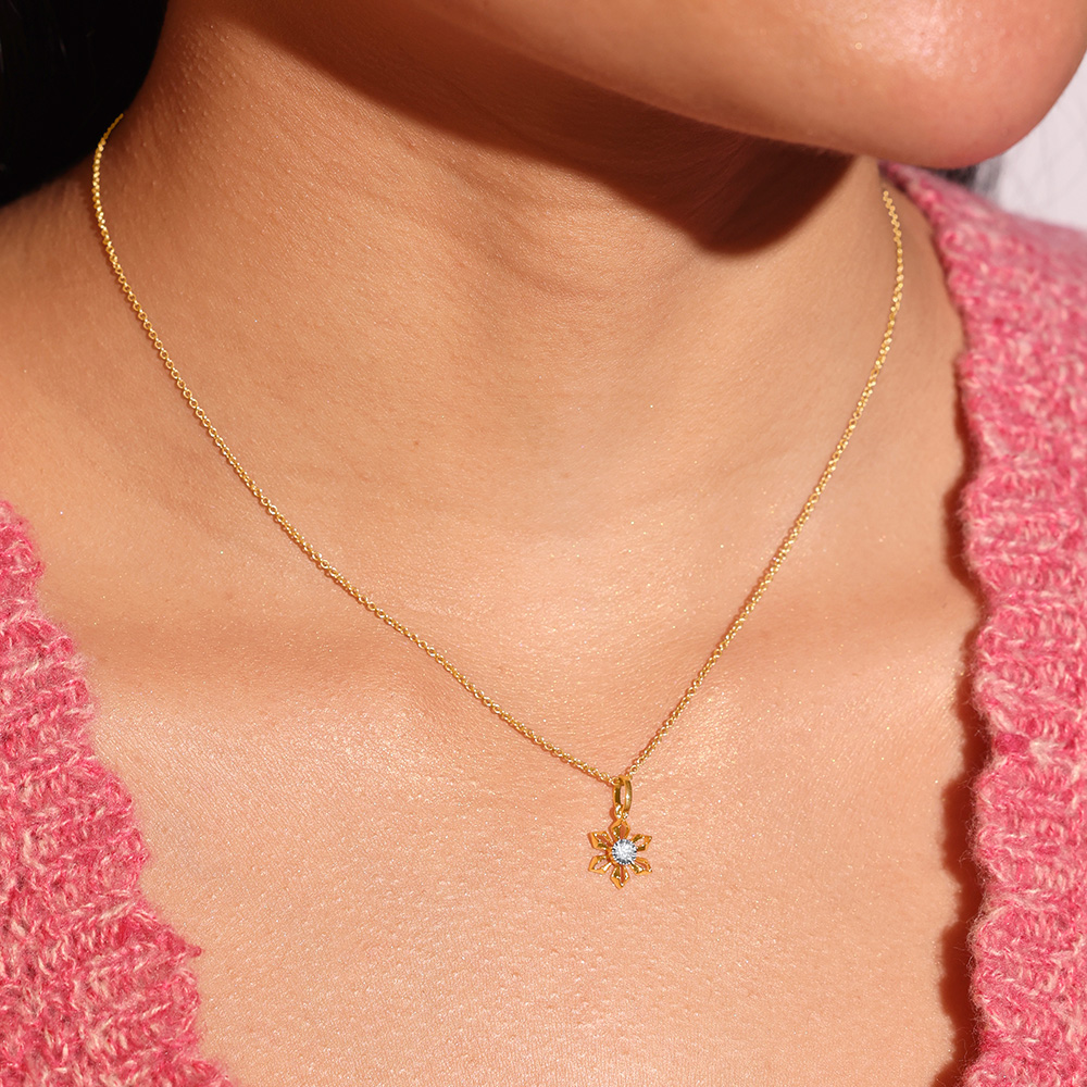 Whimsy Daisy Diamond Pendant,,hi-res thumbnail 2