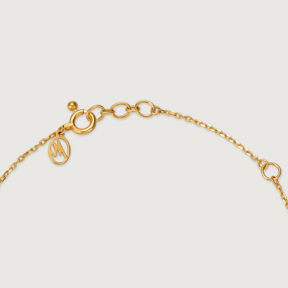 Cupid Charm 14KT Gold & Diamond Bracelet,,hi-res thumbnail 5