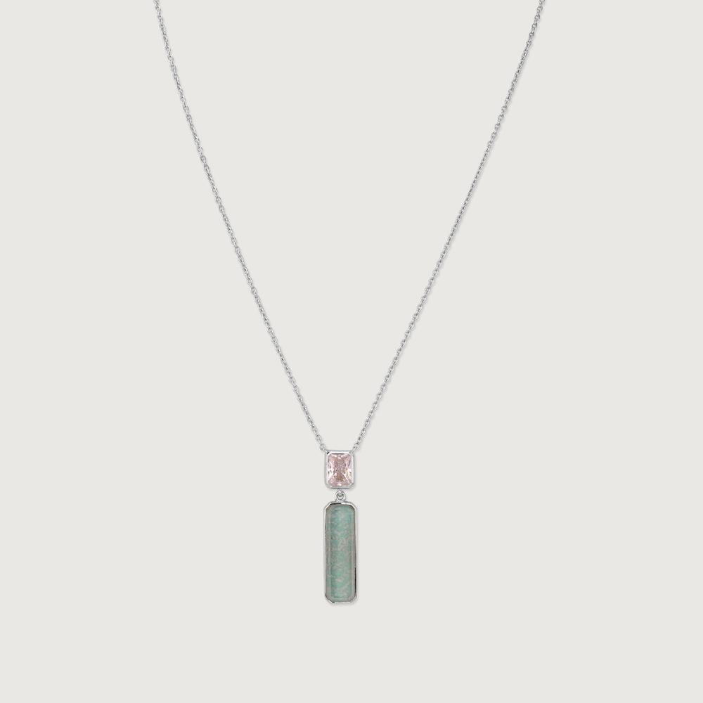 Fresh Striking Amazonite Silver Necklace,,hi-res thumbnail 4