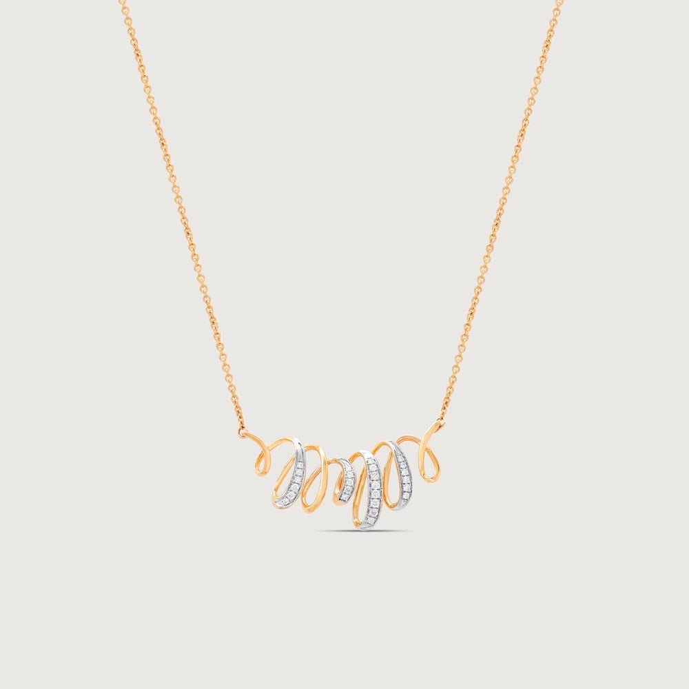Graceful Flow Diamond Necklace,,hi-res thumbnail 3