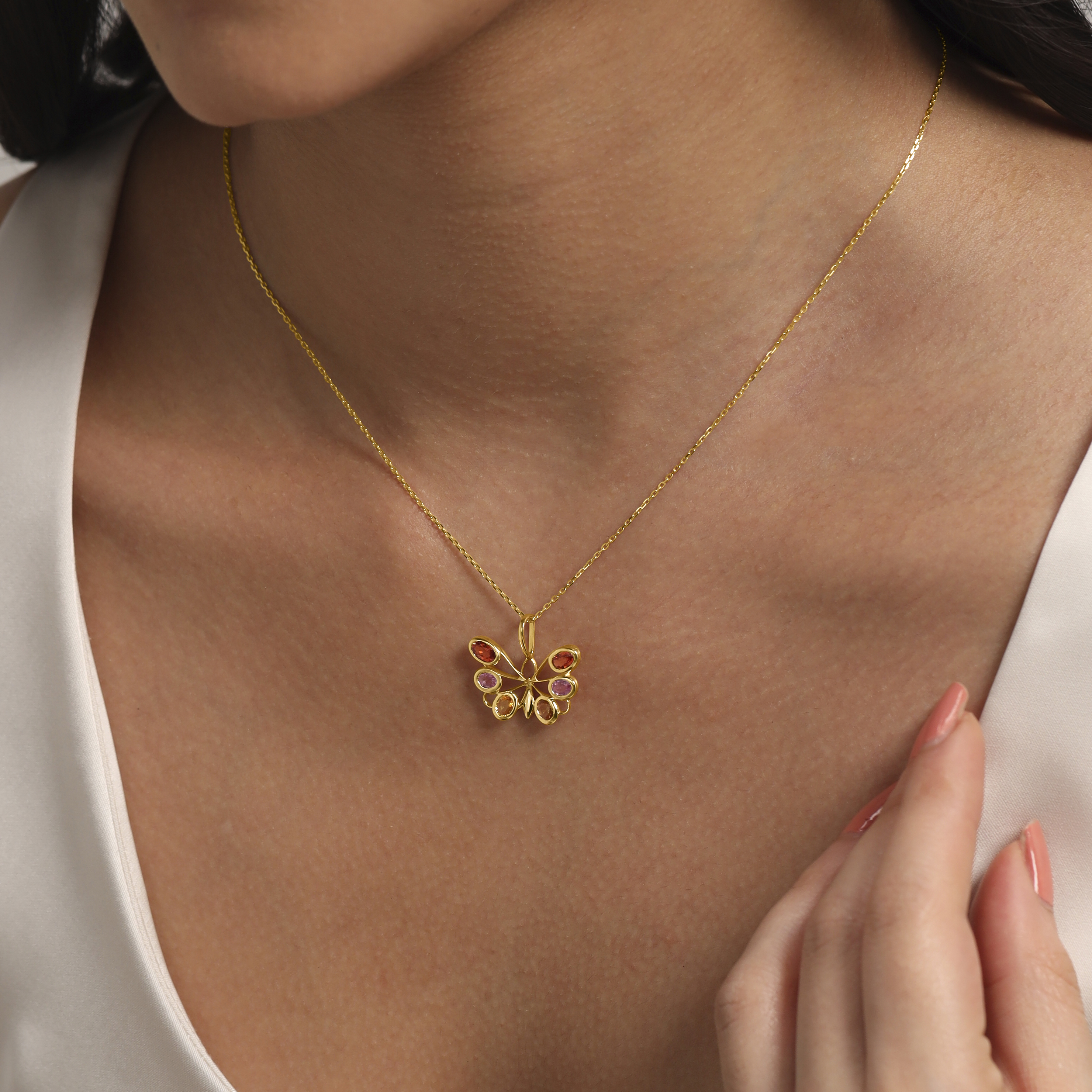 Flutter Babe Sapphire Pendant,,hi-res thumbnail 2