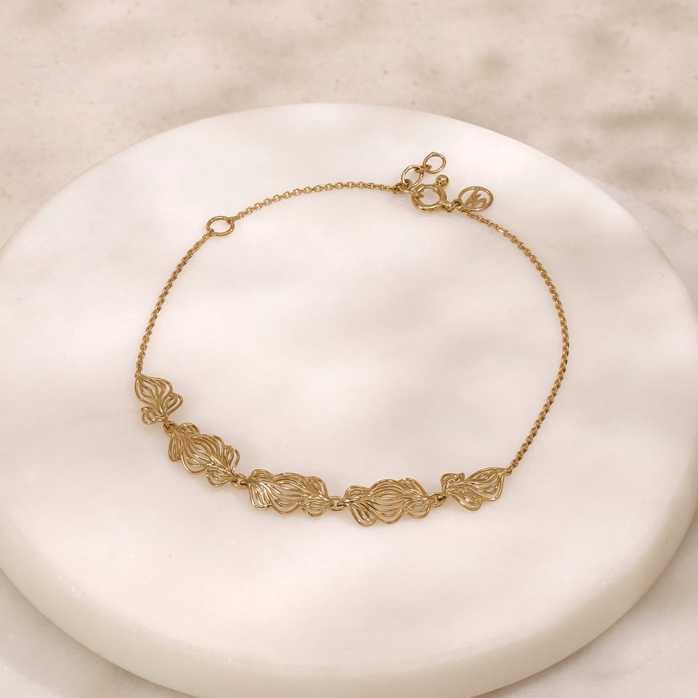 Flowing Dune Gold Bracelet
