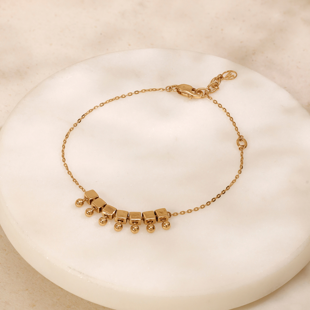 Playful Tempo Gold Bracelet