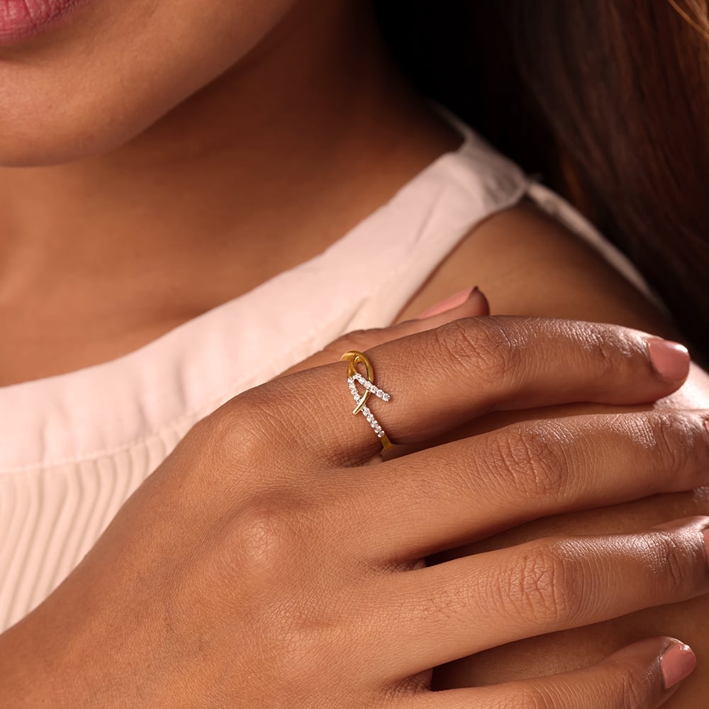 Eternal Twist 14KT Gold & Diamond Ring,,hi-res thumbnail 2