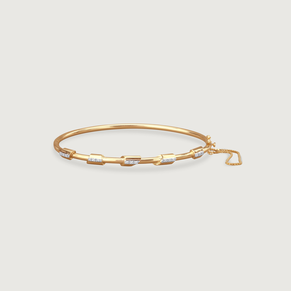 Glitzy Link Diamond Bangle,,hi-res thumbnail 3
