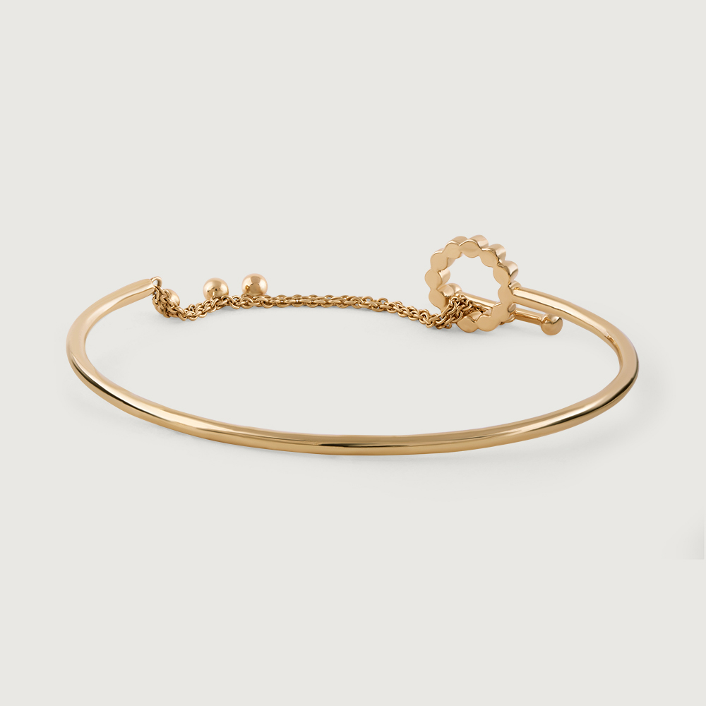 Jingling Spheres Gold Bangle,,hi-res thumbnail 4