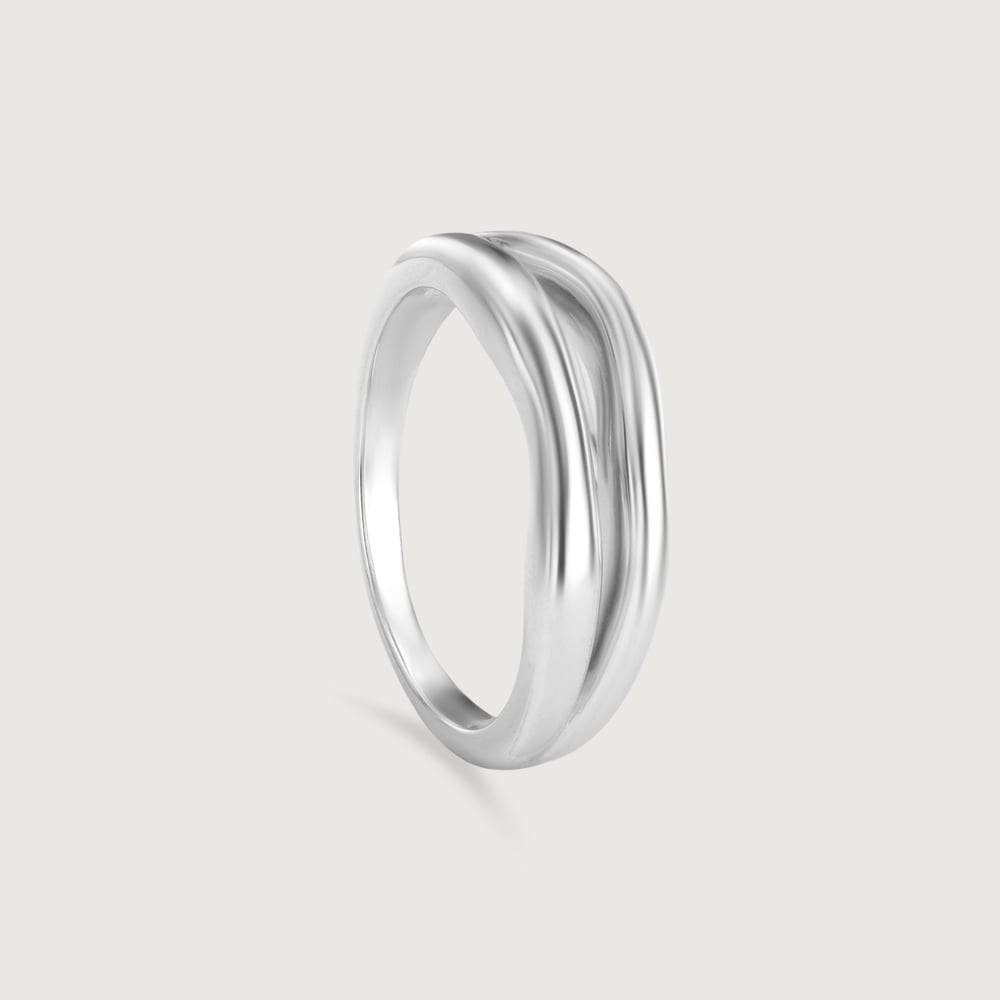 Dual Wave Silver Ring,,hi-res thumbnail 3
