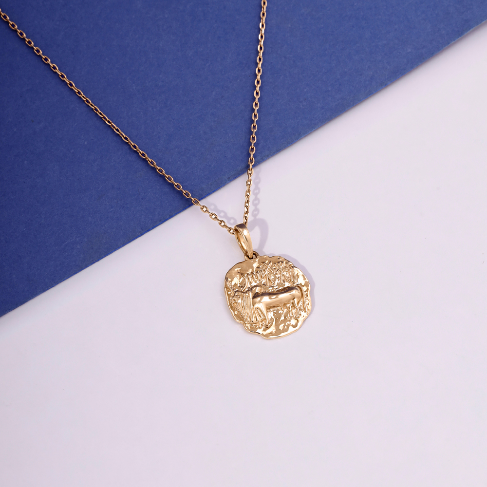 Ancient Sculptural Gold Pendant