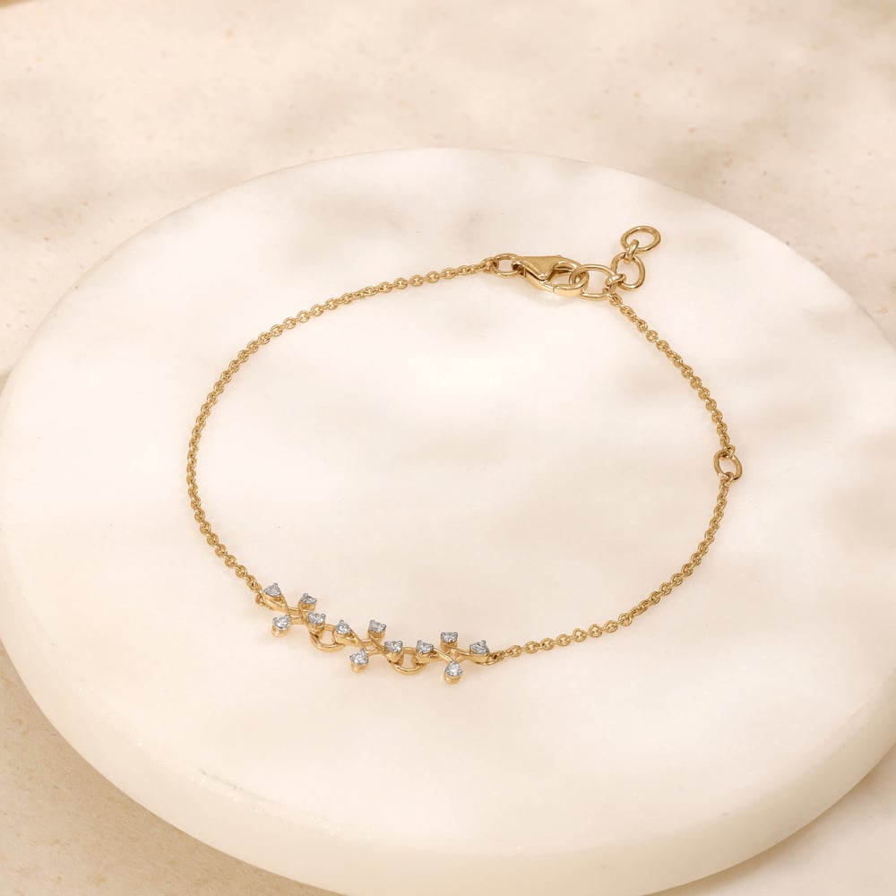 Delicate Bloom Diamond Bracelet