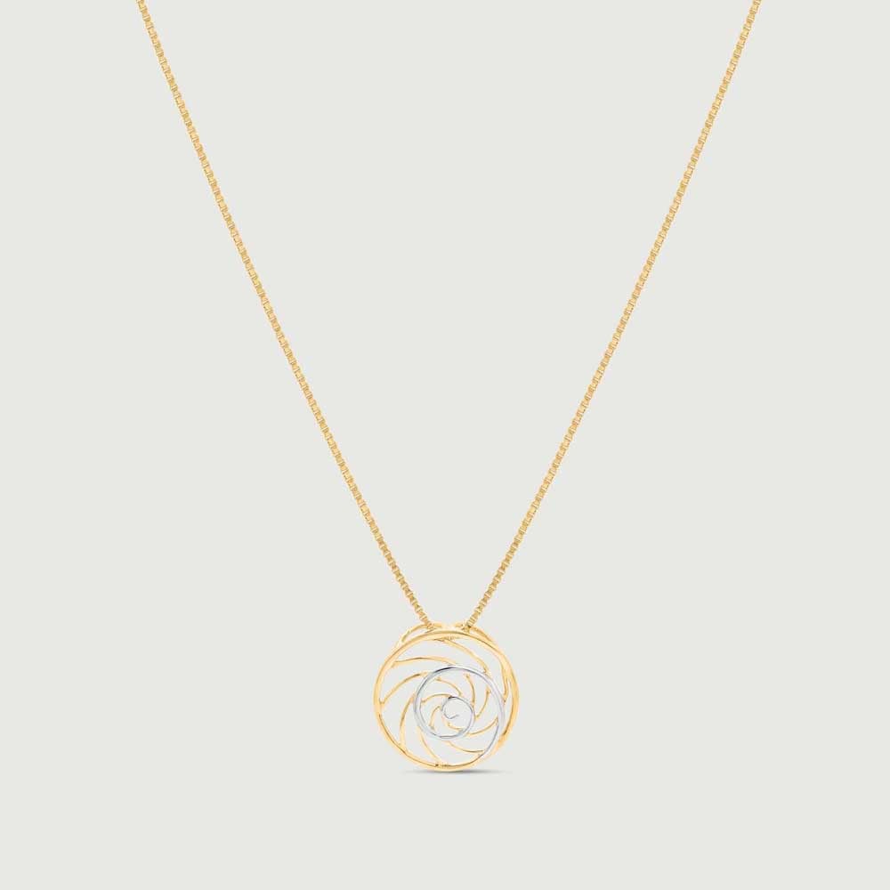 Swirly Chic Gold Pendant,,hi-res thumbnail 3