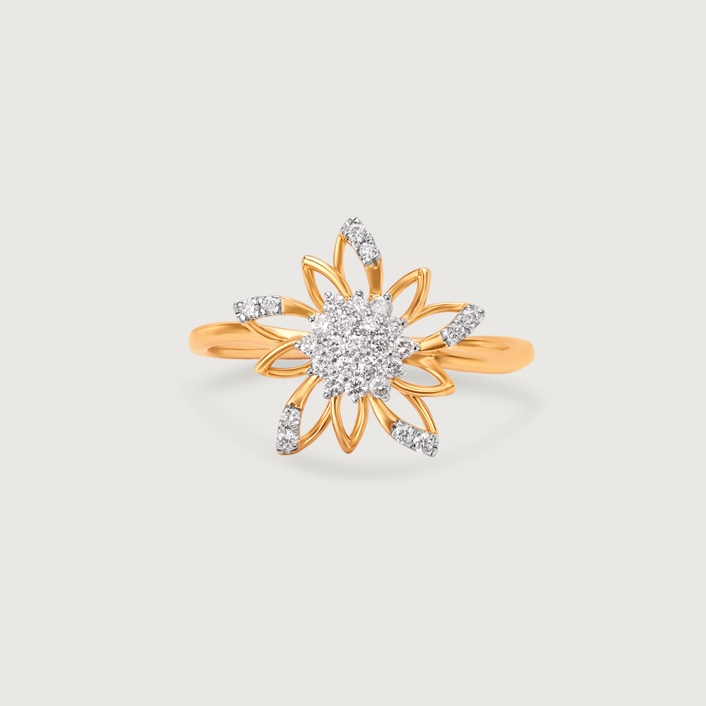 Garden Glow Gold & Diamond Ring,,hi-res thumbnail 4
