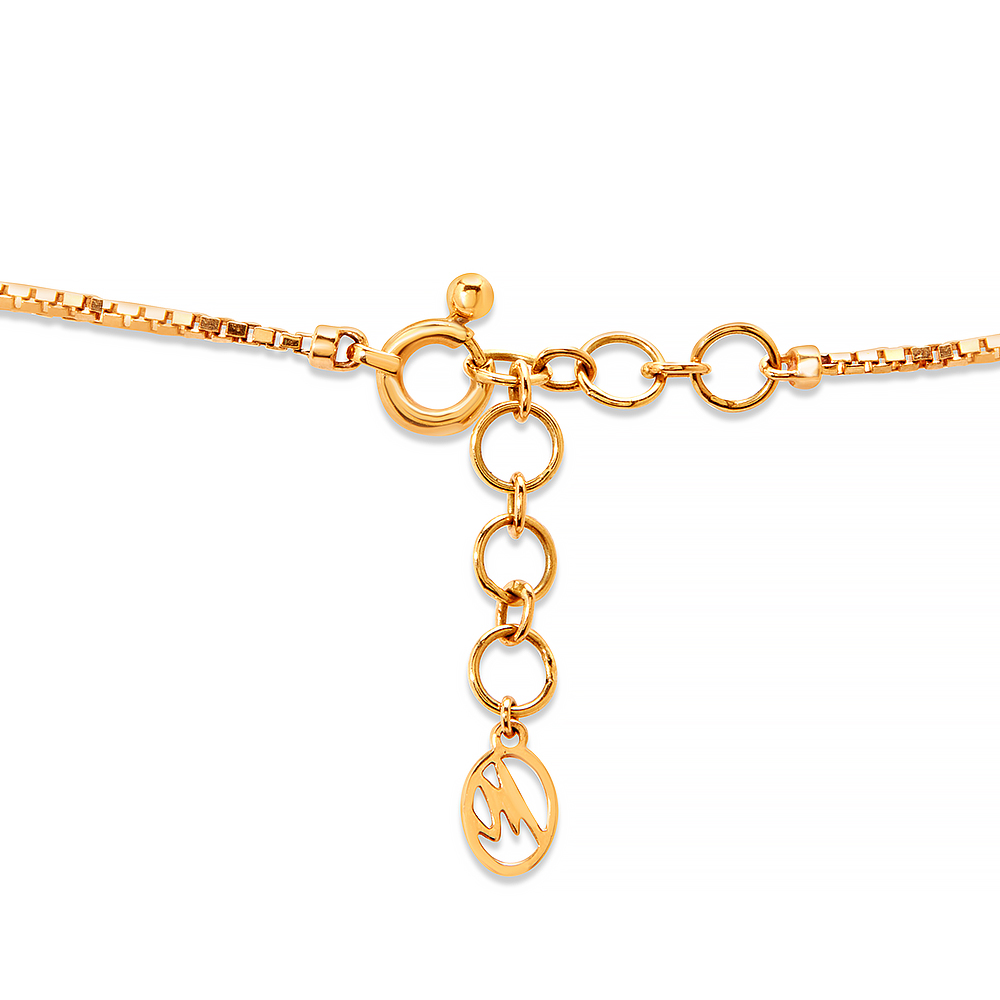 14KT Yellow Gold Evil Eye Necklace With Diamonds,,hi-res thumbnail 4