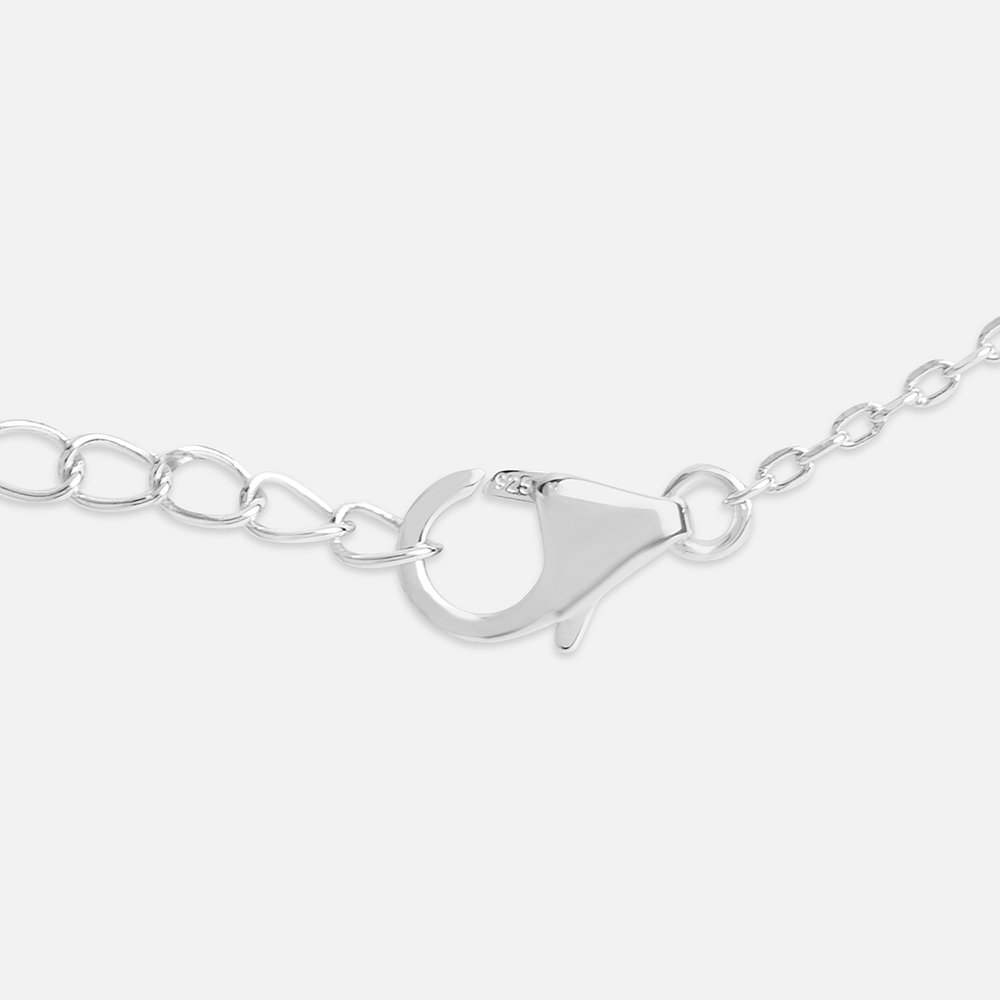 Radiant Ruby Silver Necklace,,hi-res thumbnail 5