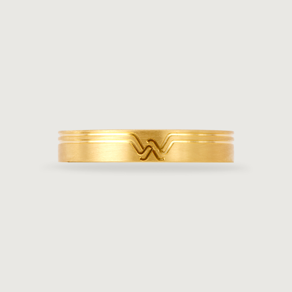 Me & We - Love Sync Band 18KT Gold Couple Ring-Single Piece,,hi-res thumbnail 3