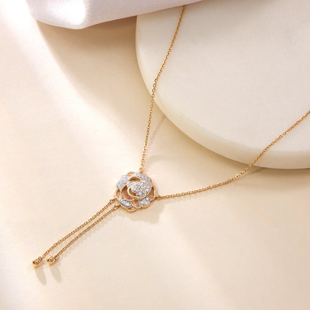 Blooming Grace Diamond Necklace