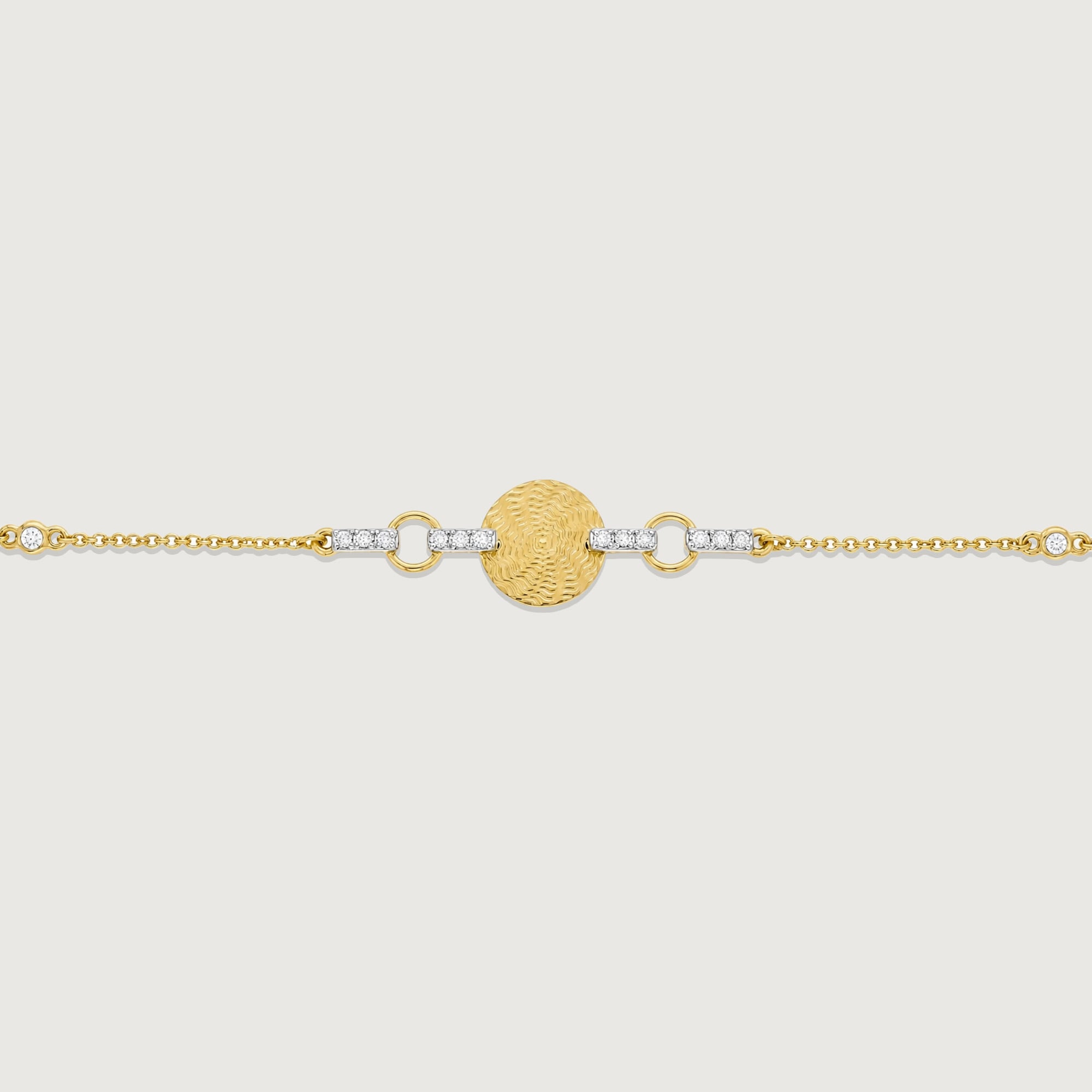 Serene Orbit Diamond Bracelet