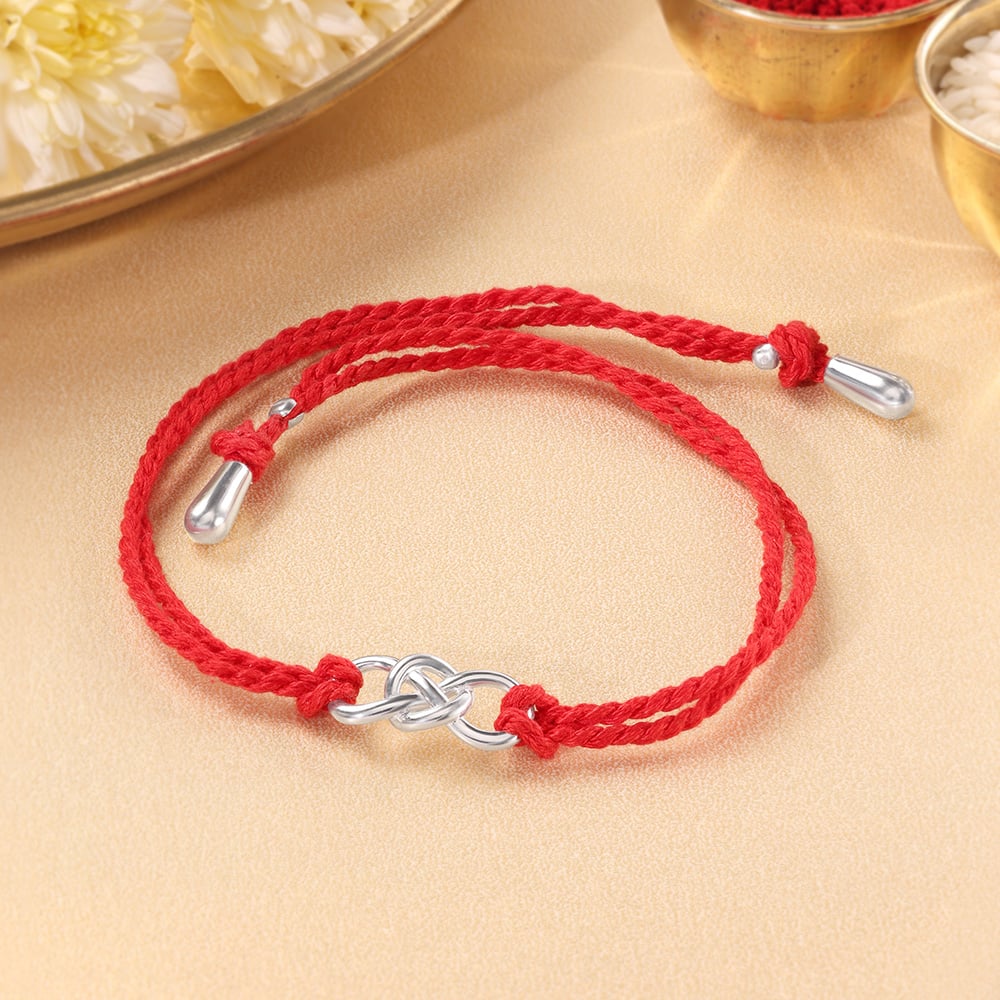 Forever Link Silver Rakhi