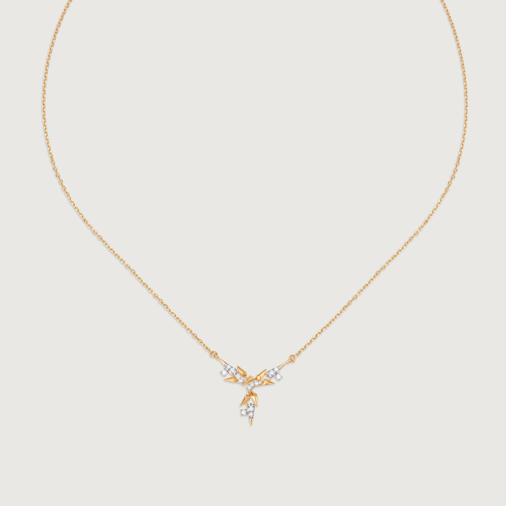 Dazzling Skyward 14KT Diamond Necklace,,hi-res thumbnail 3