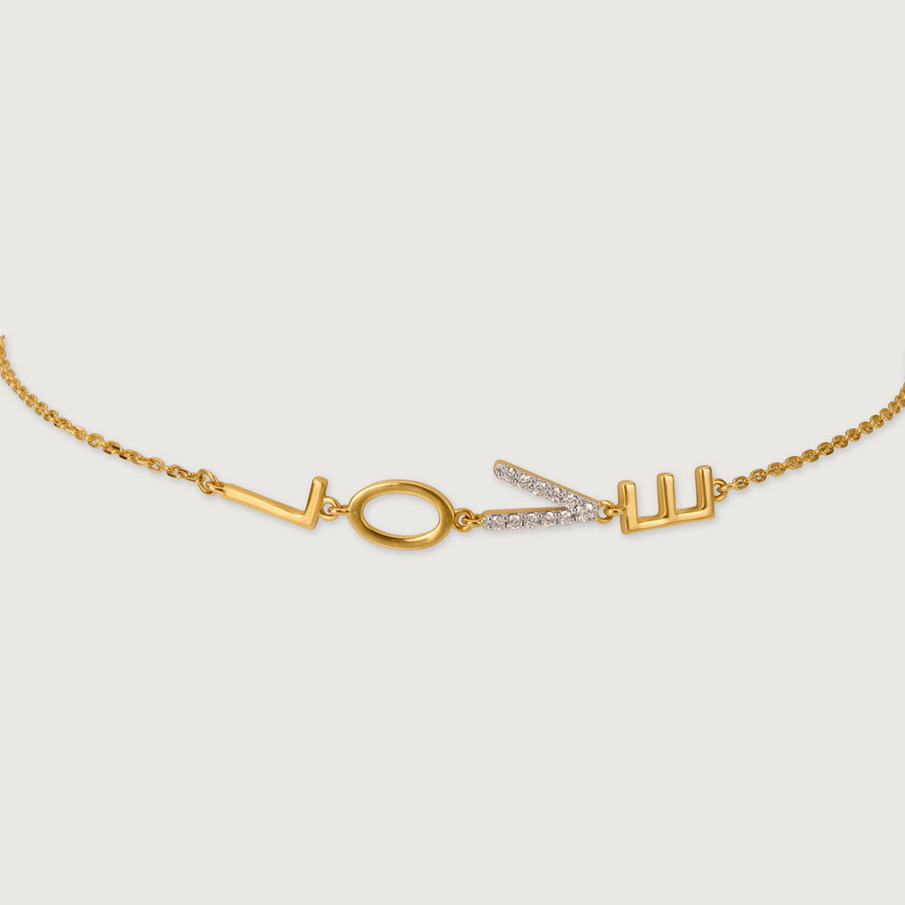 Cupid Charm 14KT Gold & Diamond Bracelet,,hi-res thumbnail 4