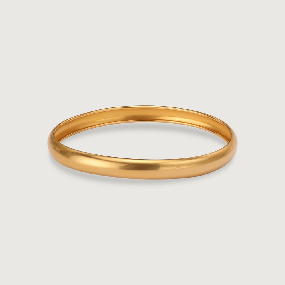 22KT Yellow Gold Sublime Minimal Bangles,,hi-res thumbnail 4