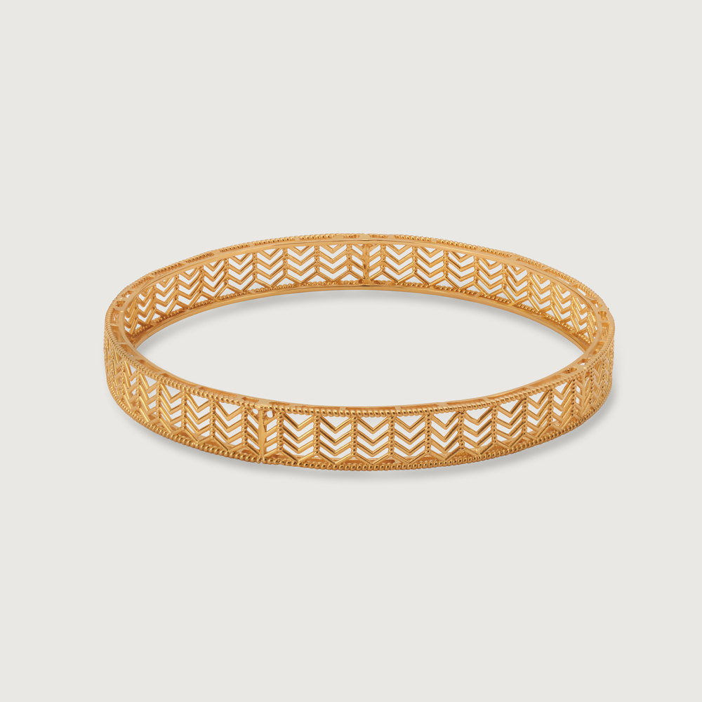 Filigree Tales 22KT Gold Bangle,,hi-res thumbnail 3