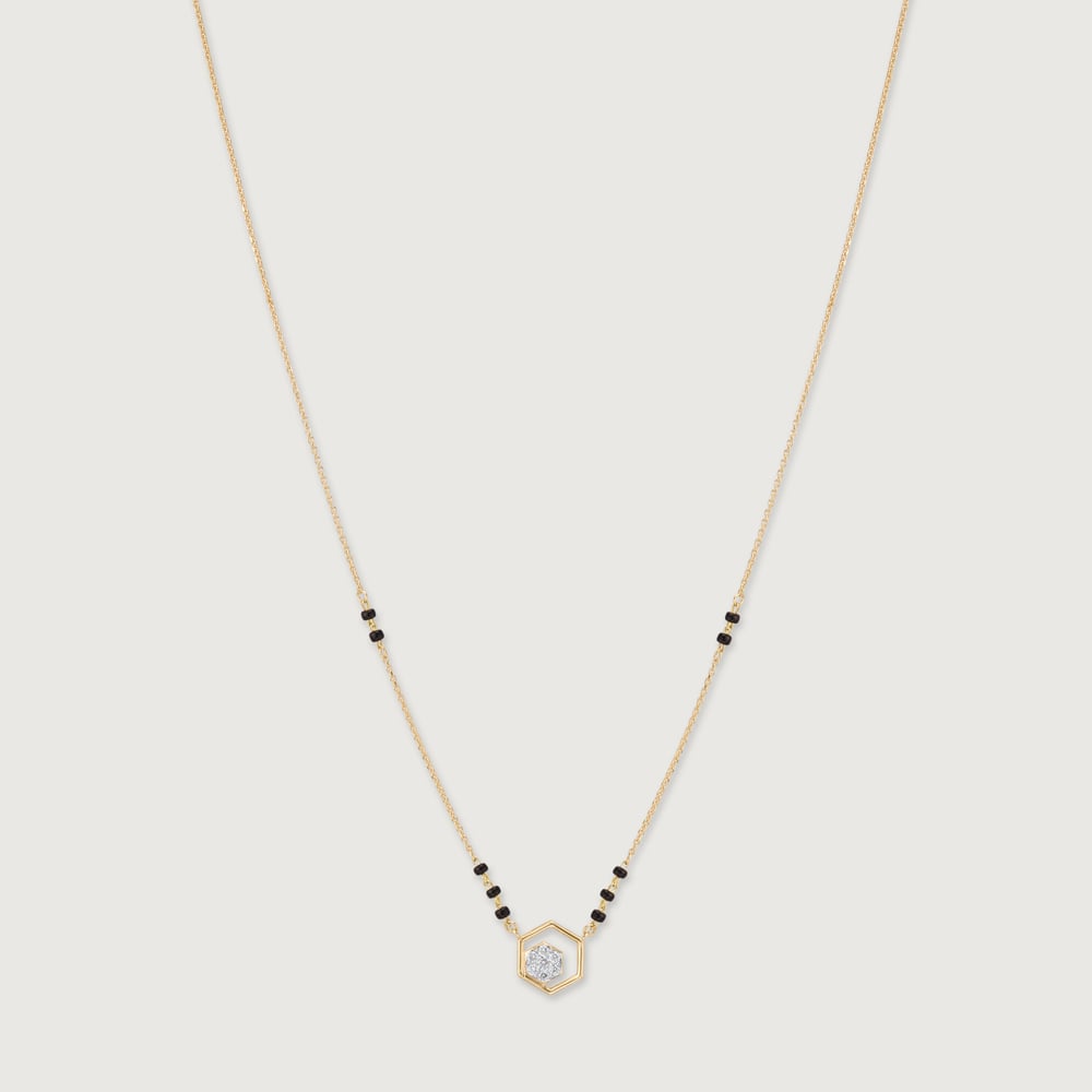 Hive Spark Diamond Mangalsutra,,hi-res thumbnail 4