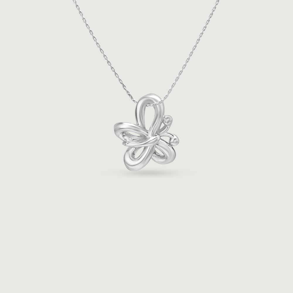Breezy Flutter Silver Pendant,,hi-res thumbnail 3