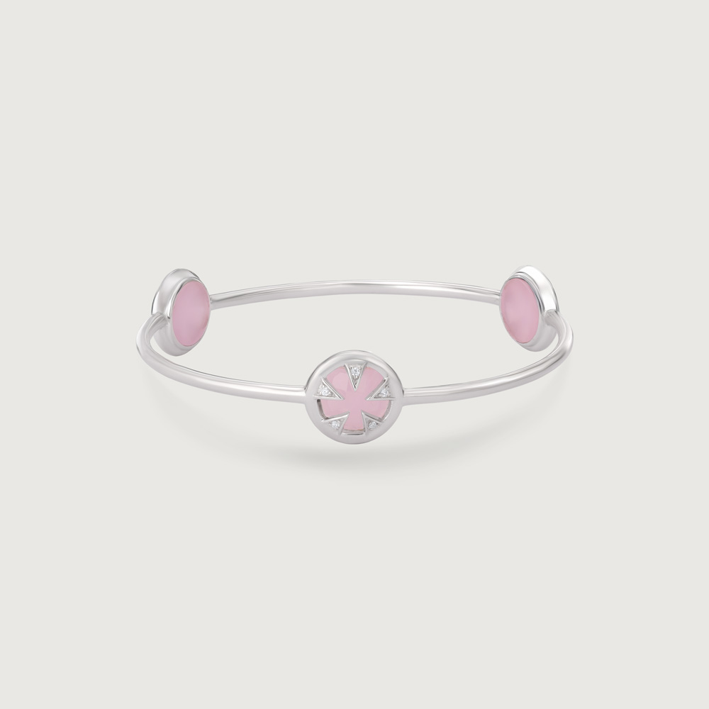 Gleam Pop Silver Bangle,,hi-res thumbnail 3