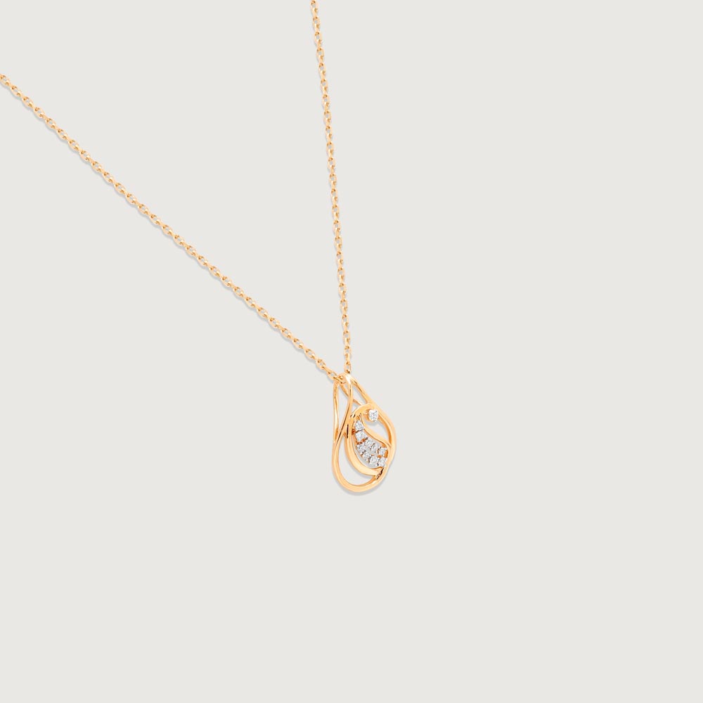 Glow Paisley Diamond Pendant,,hi-res thumbnail 4