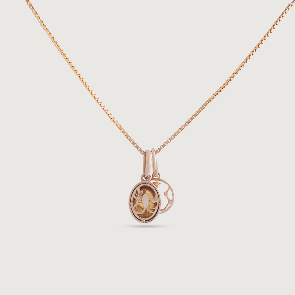 14kt Rose Gold Scorpio Birthstone Pendant,,hi-res thumbnail 3