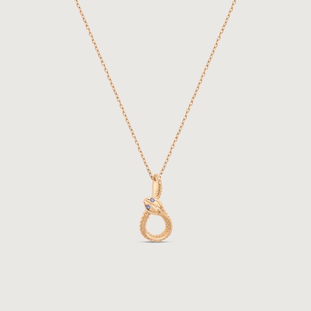 Serpent Flow Gold Pendant,,hi-res thumbnail 3