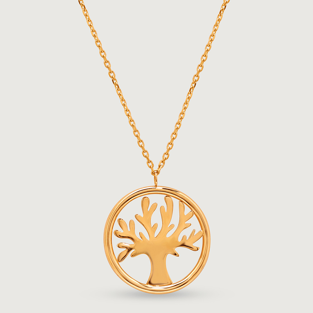 Trendy Chic 18KT Gold Chain and Pendant,,hi-res thumbnail 3