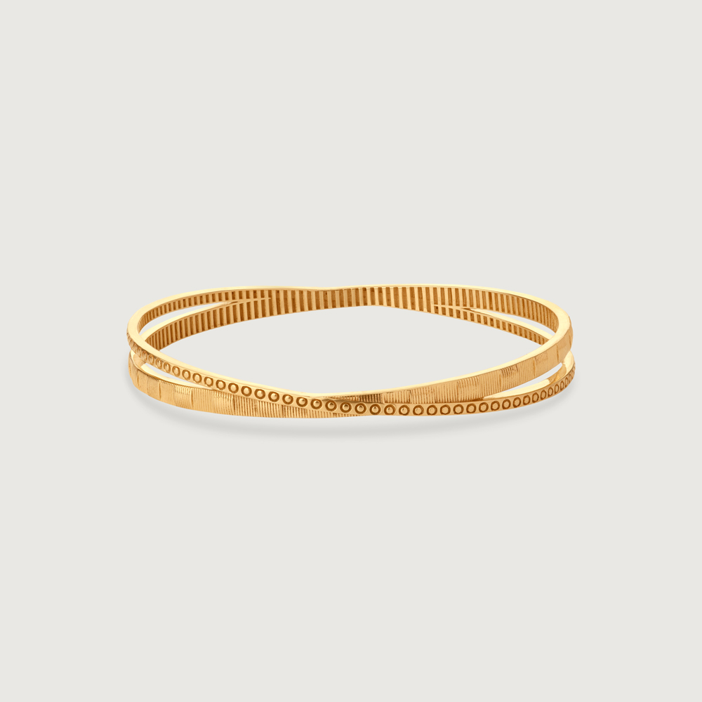 Sleek Minimal Gold Bangle,,hi-res thumbnail 2