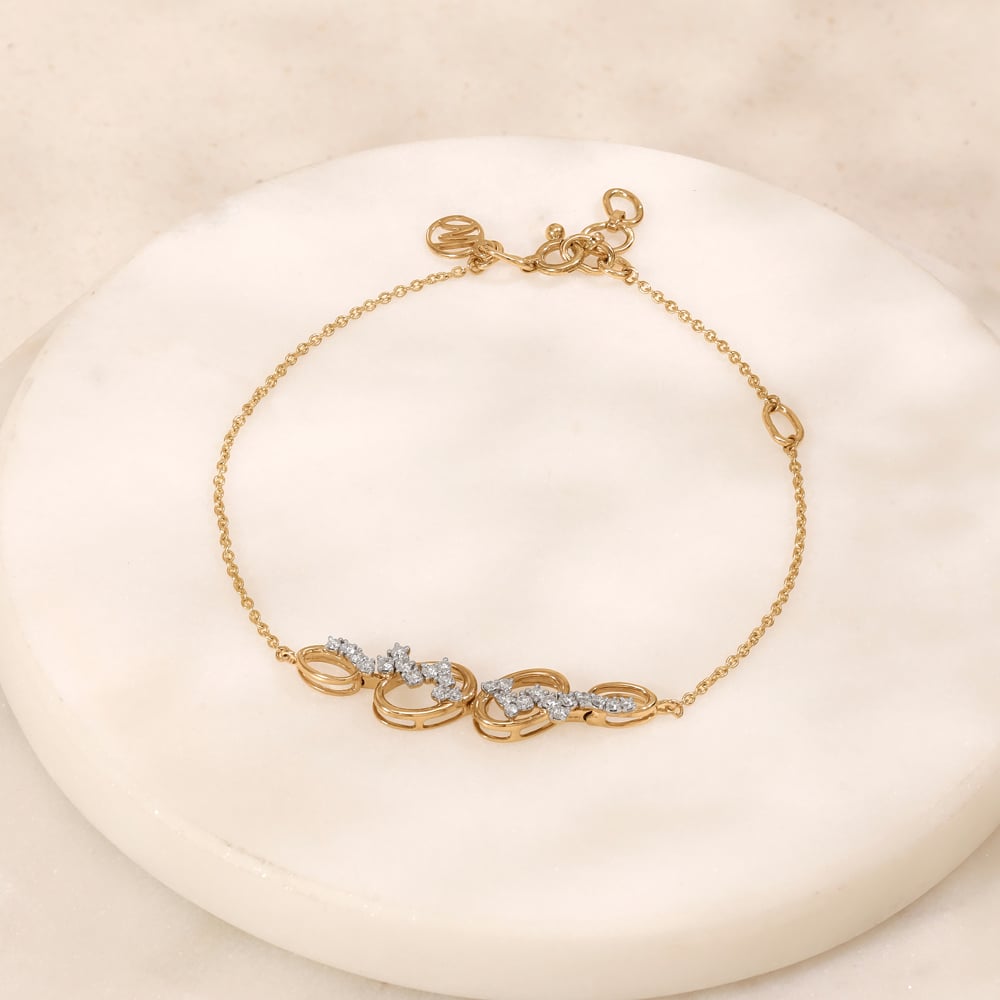 Scattered Harmony Diamond Bracelet
