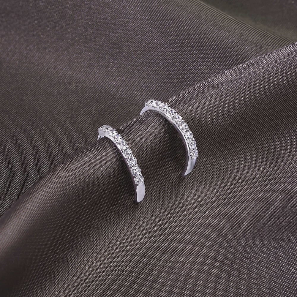 Gleam Line Silver Toe Rings
