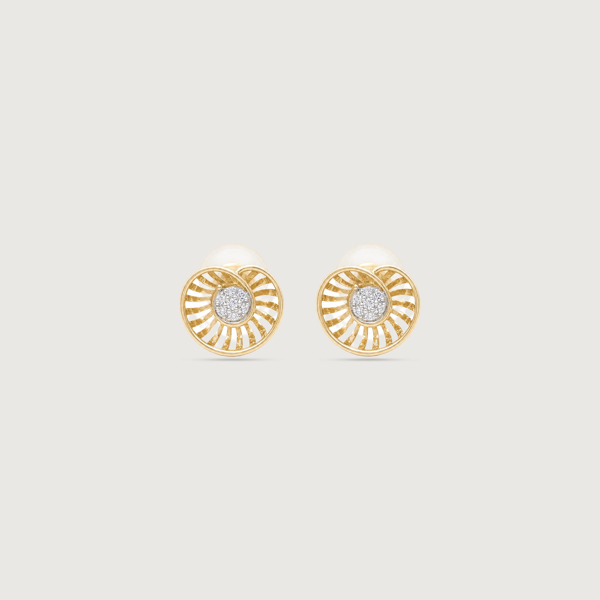 Radiant Rhythm Diamond Stud Earrings