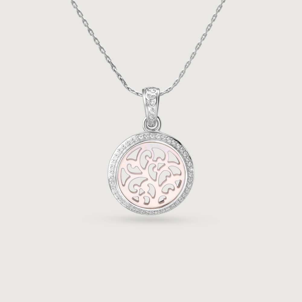 Ornate Radiant Silver Pendant,,hi-res thumbnail 3