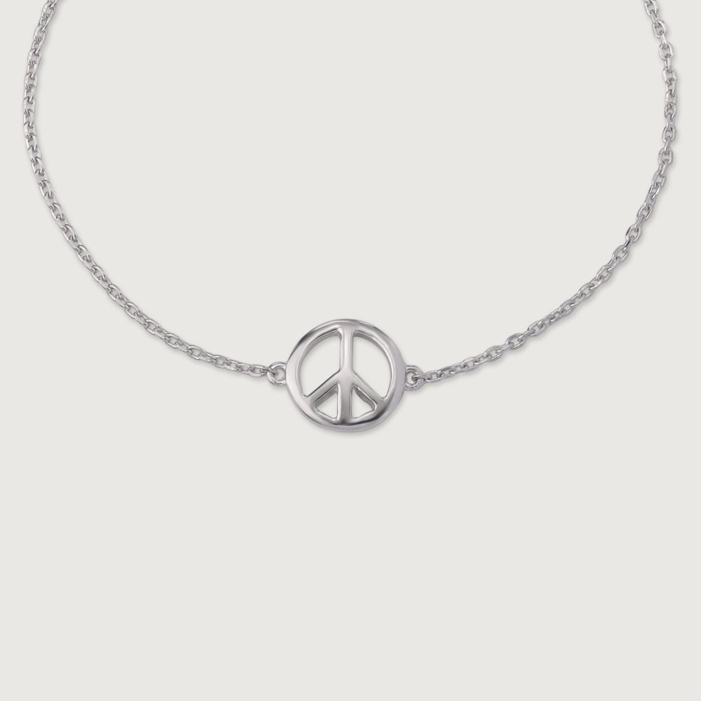 Playful Peace Silver Bracelet,,hi-res thumbnail 4