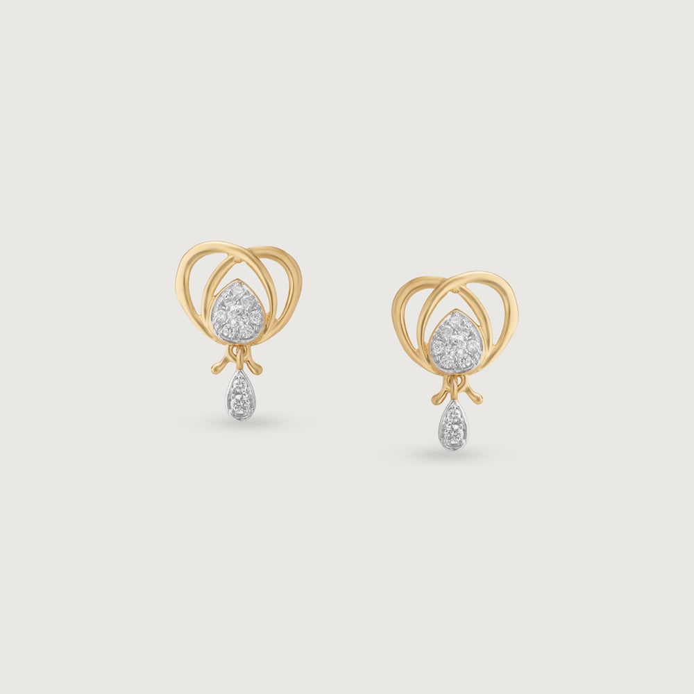 Sweet Buzz Diamond Drop Earrings,,hi-res thumbnail 3