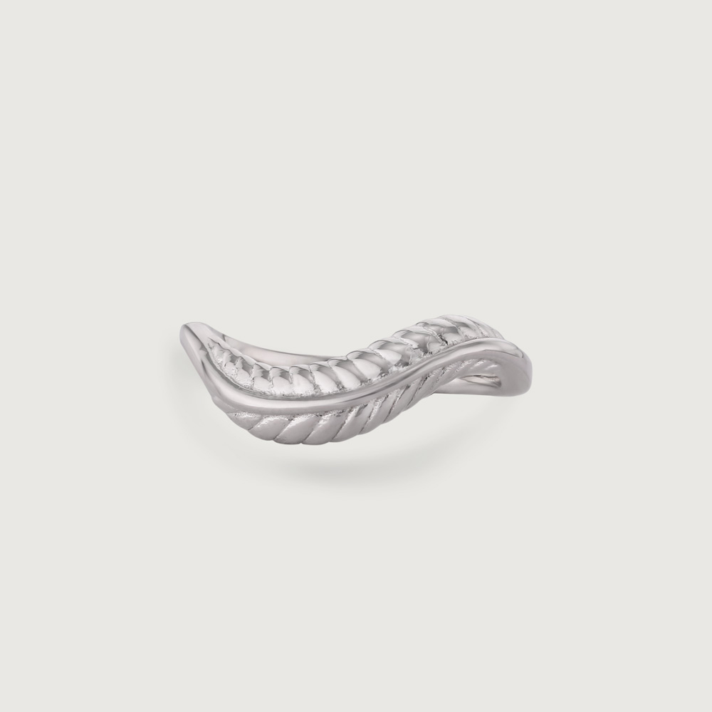 Chic Textured Silver Ring,,hi-res thumbnail 4